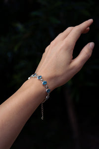 Thumbnail for Swiss Blue Topaz Bracelet