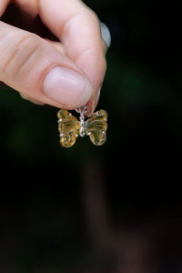Thumbnail for Golden Tourmaline Butterfly Pendant