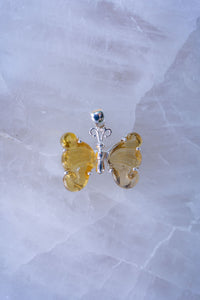 Thumbnail for Golden Tourmaline Butterfly Pendant