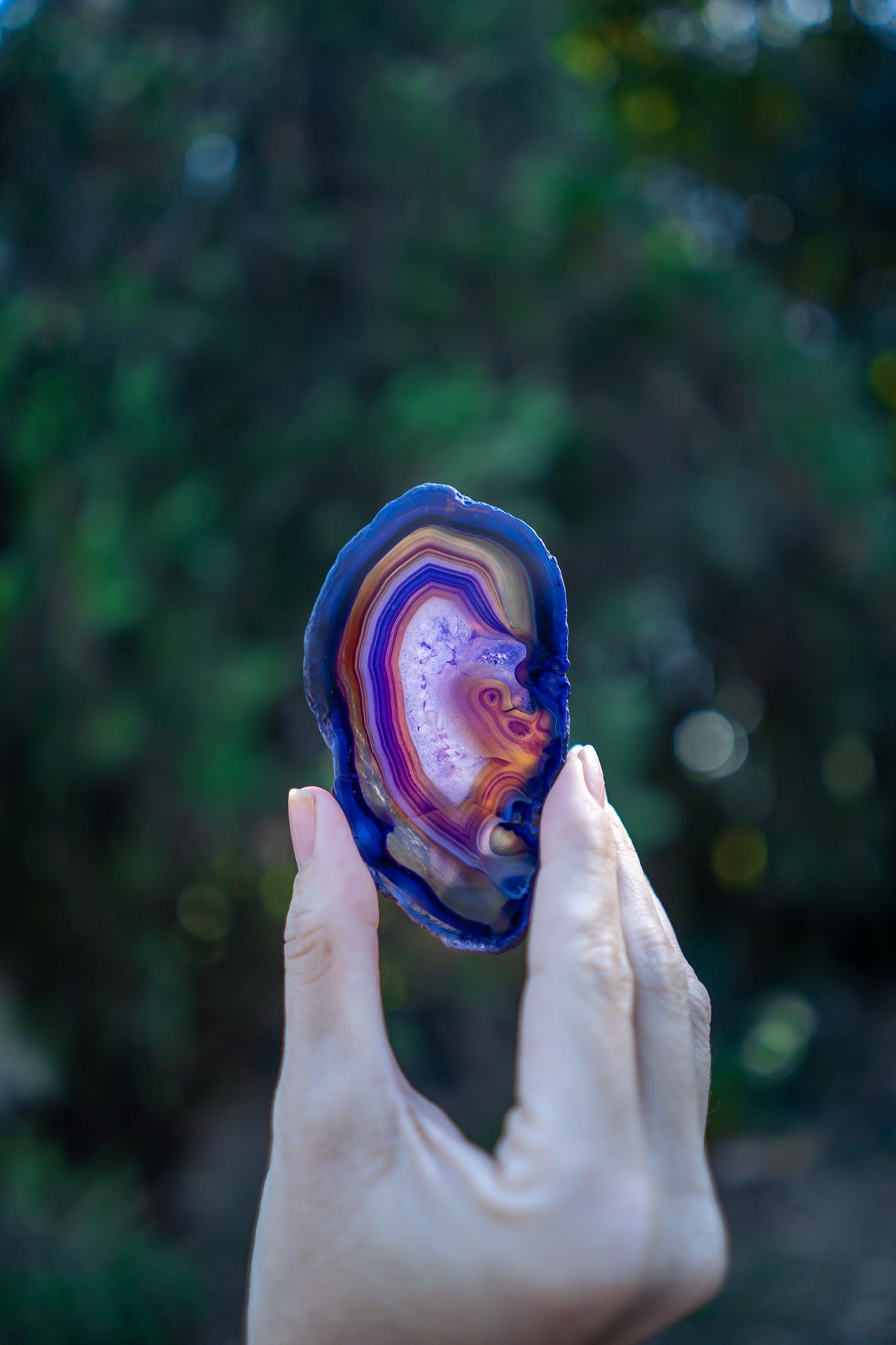 Petite Purple Agate Slice