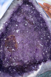 Thumbnail for Amethyst Geode Pair of Celestial Glow