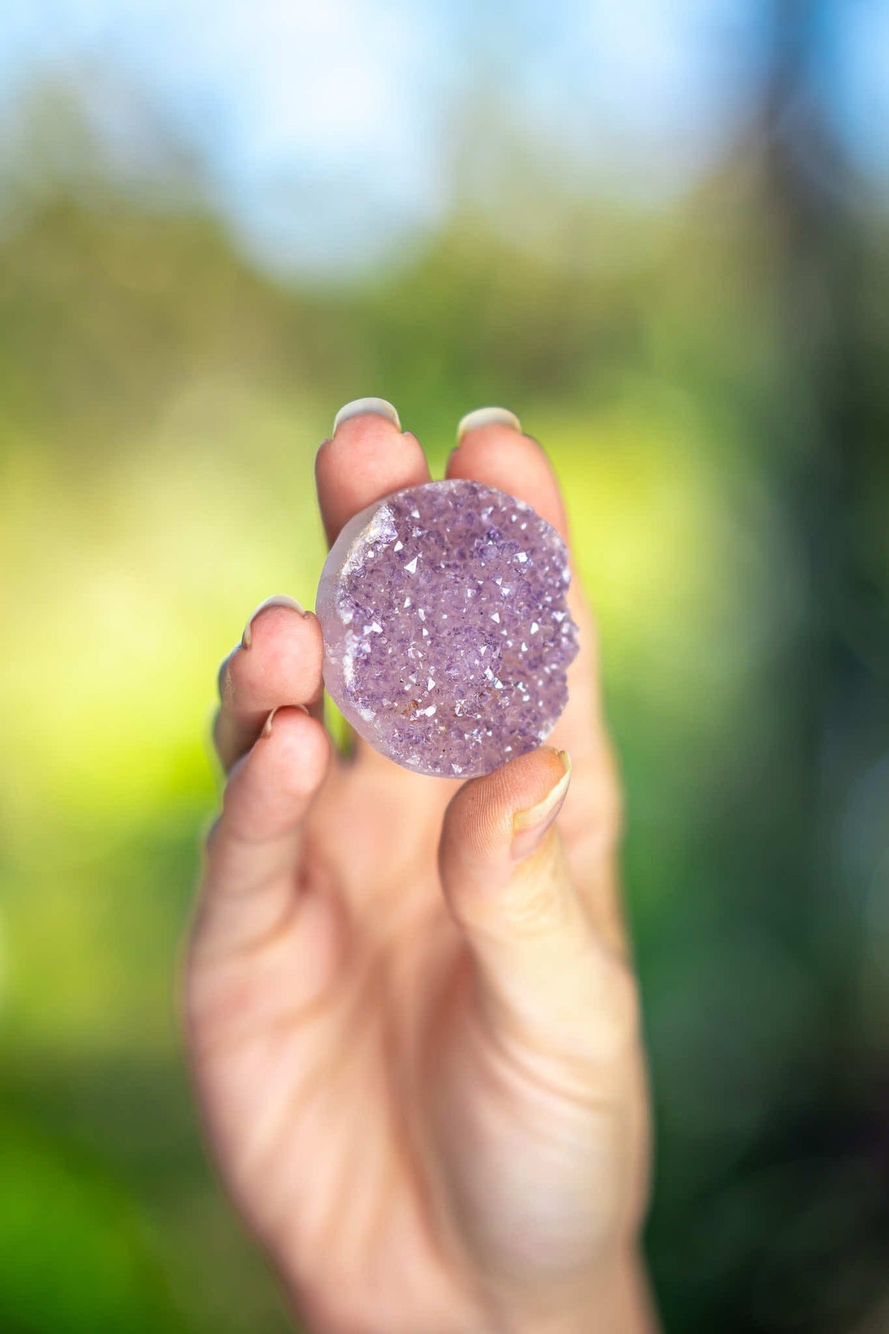 Druzy Lavender Sugar Amethyst