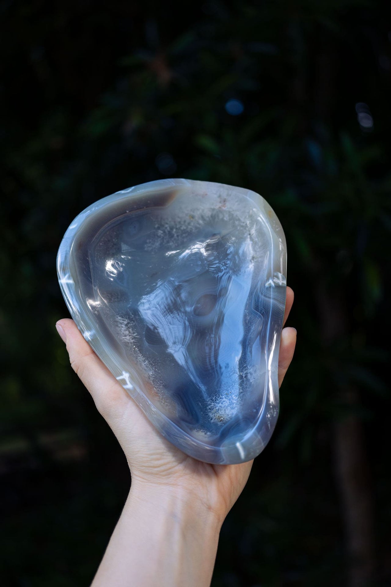 Blue Lace Agate Dish