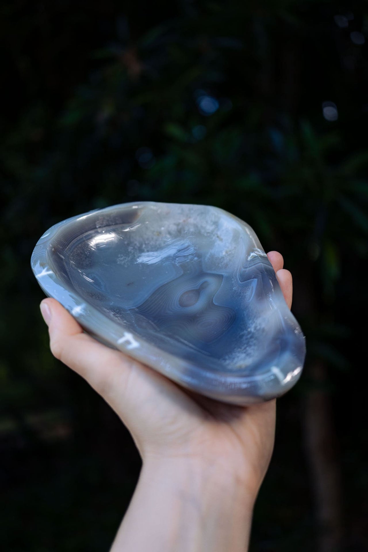 Blue Lace Agate Dish