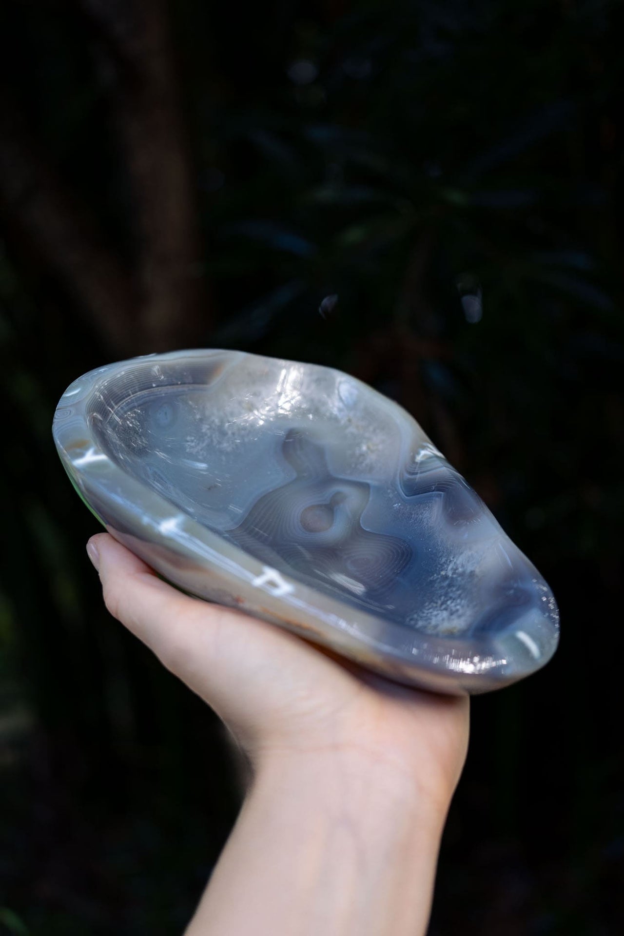 Blue Lace Agate Dish