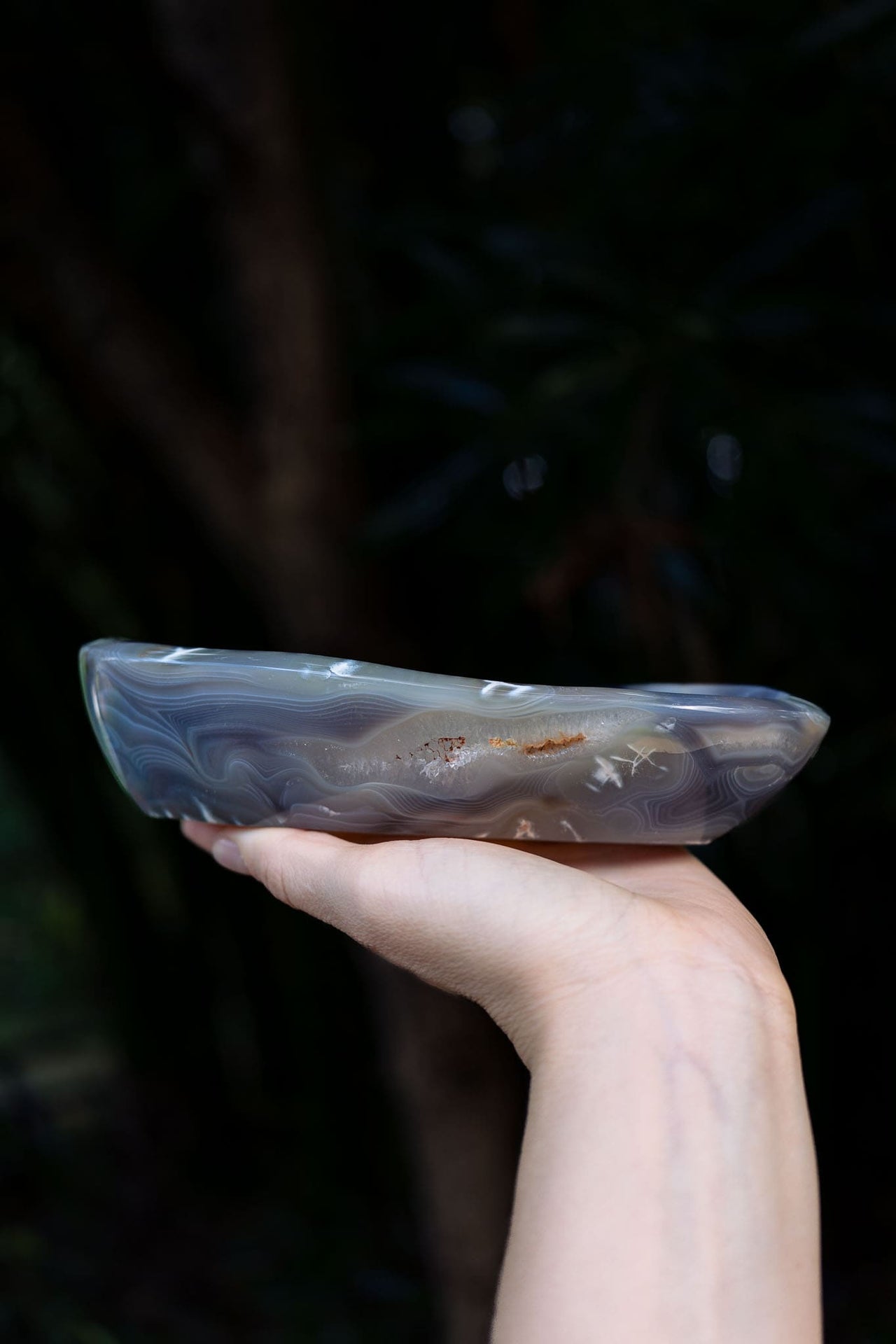 Blue Lace Agate Dish