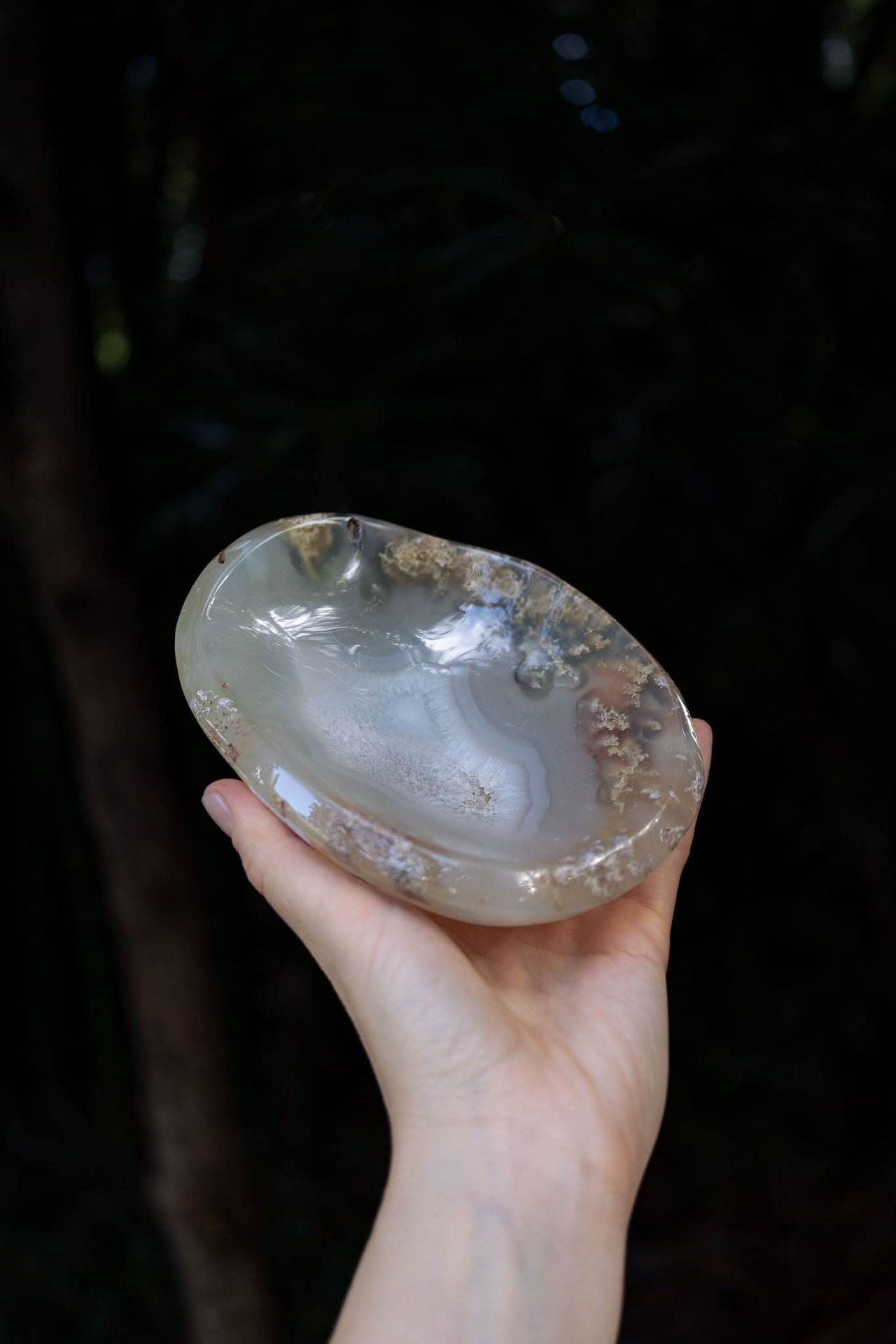 Natural Agate Dish