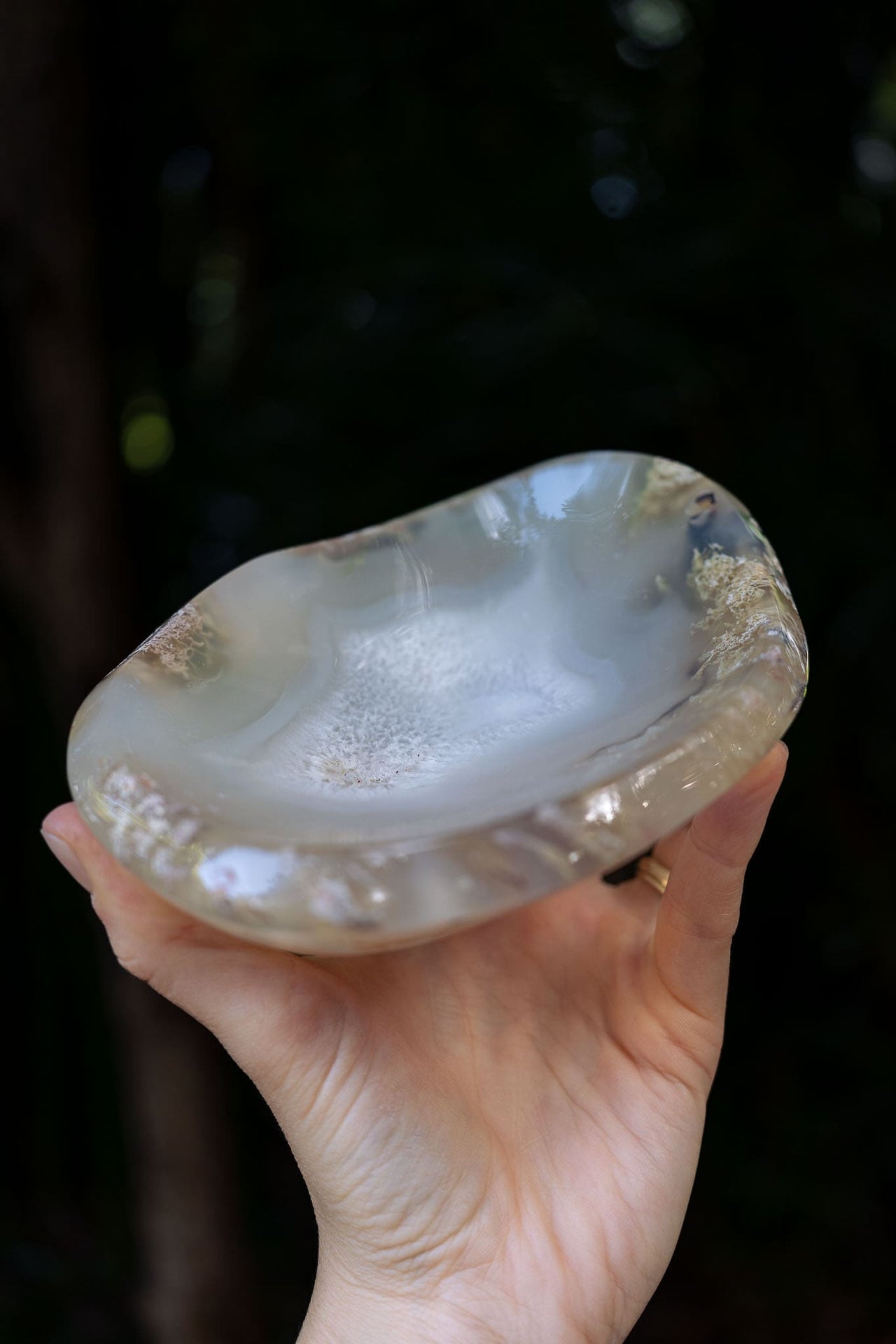 Natural Agate Dish