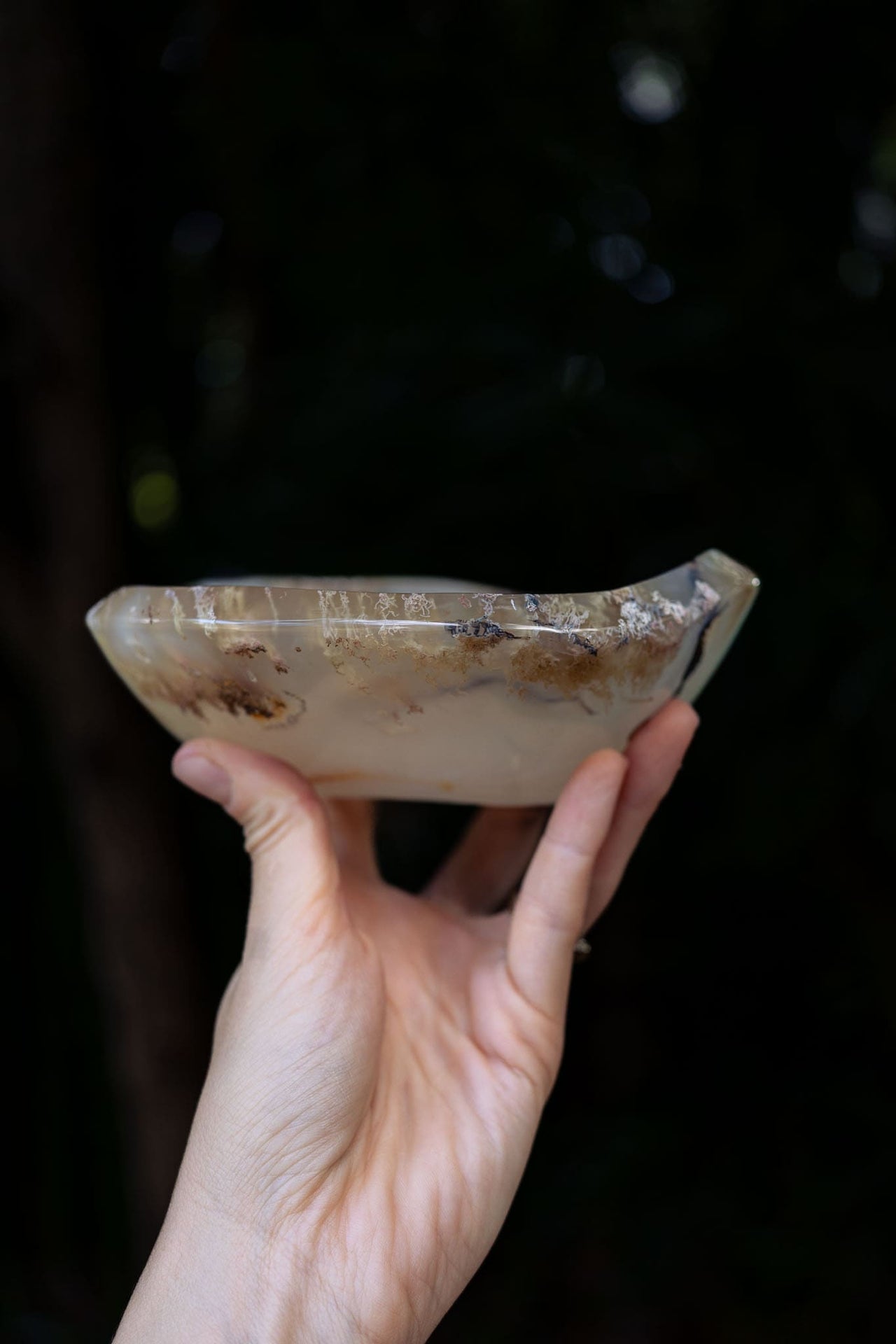 Natural Agate Dish