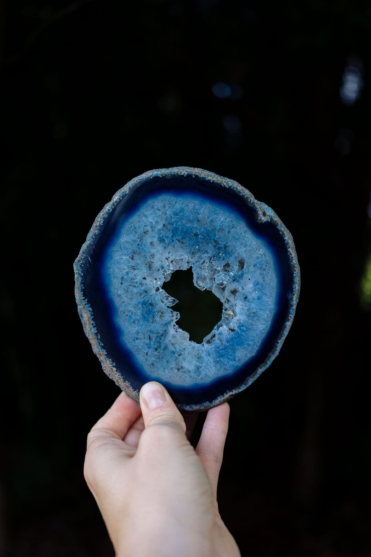 Blue Agate Slice