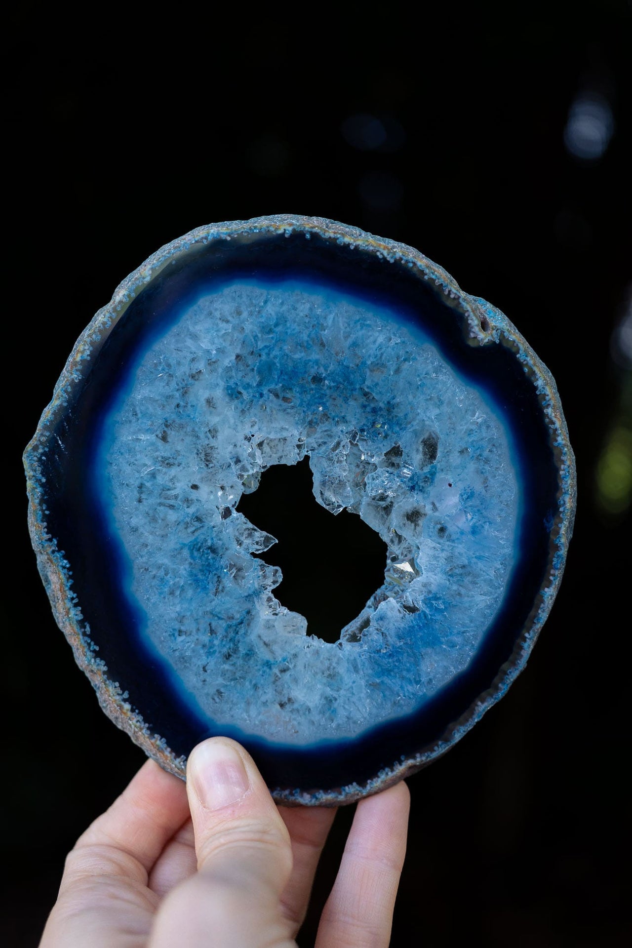 Blue Agate Slice