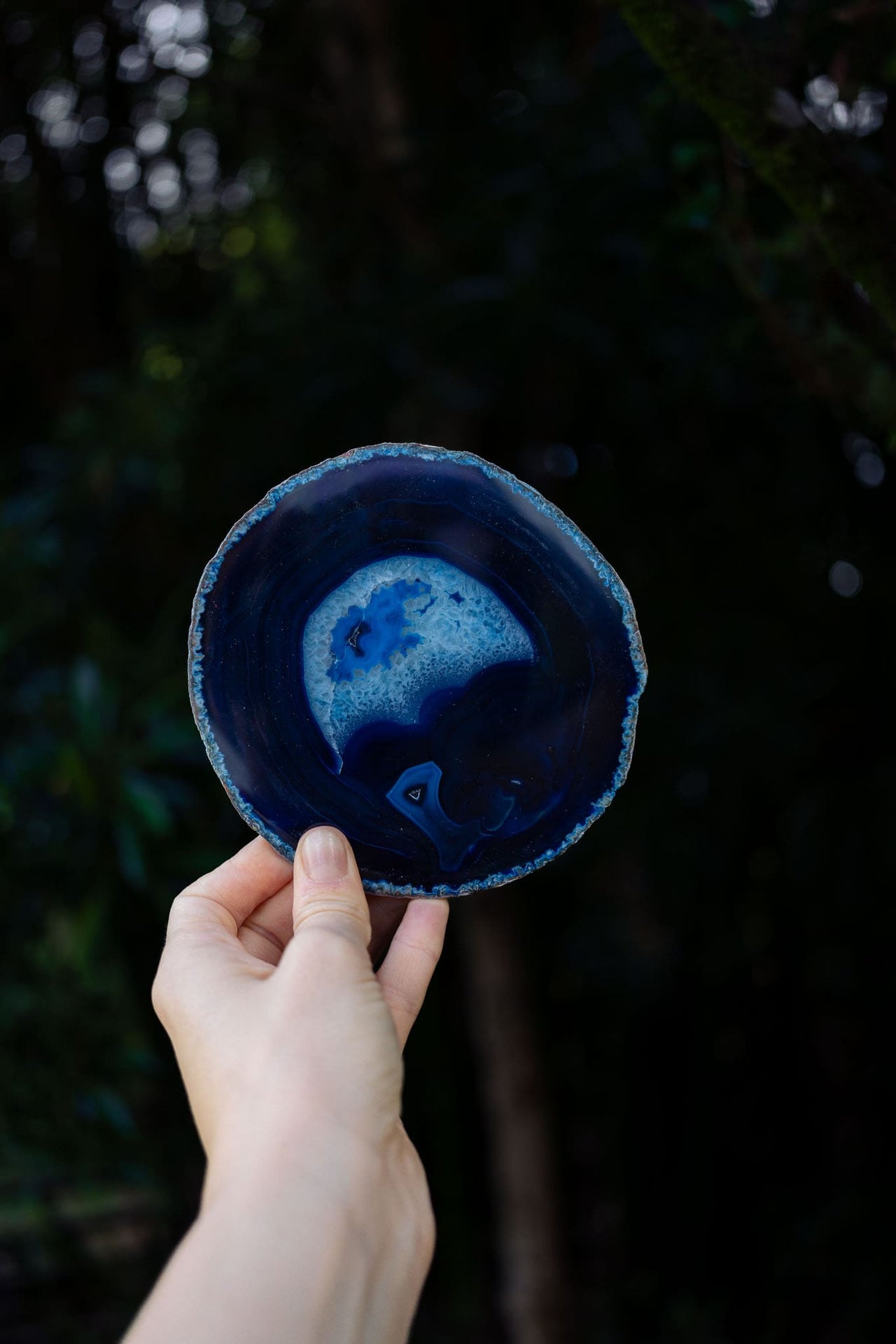 Blue Agate Slice