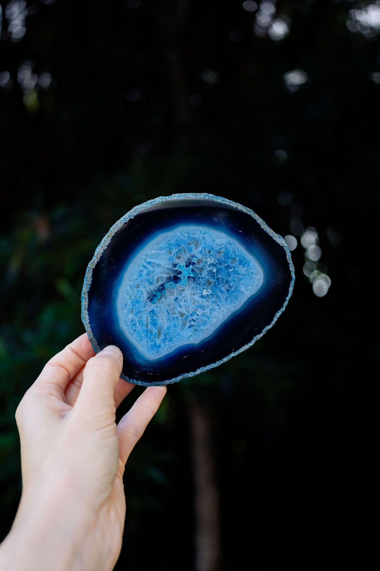 Blue Agate Slice