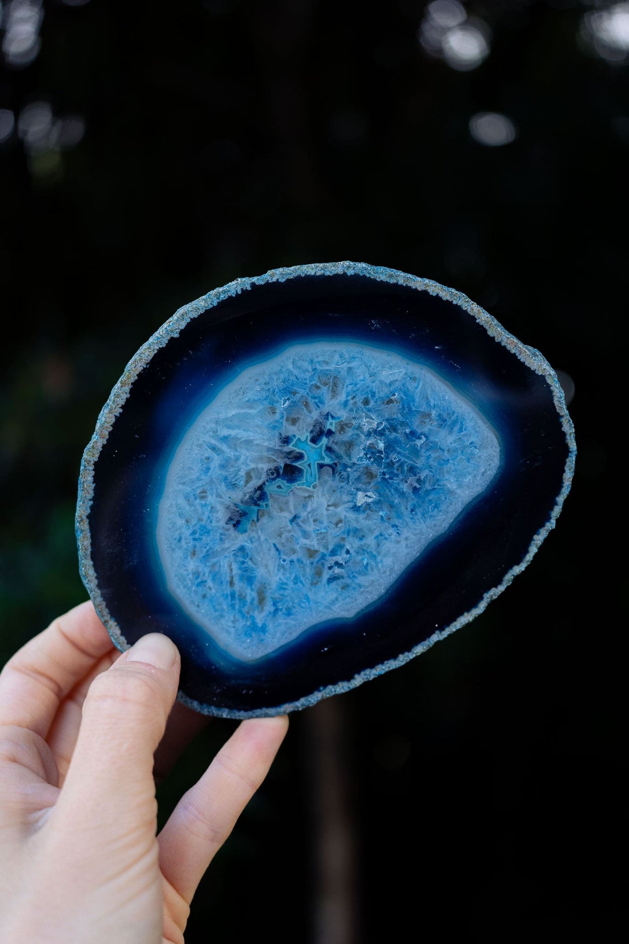 Blue Agate Slice