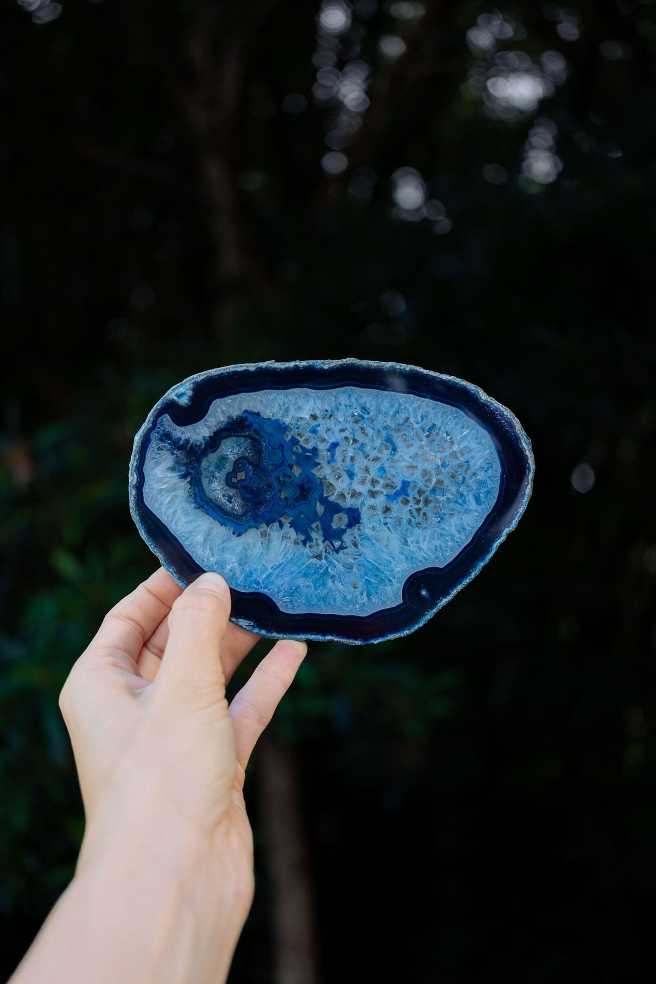 Blue Agate Slice