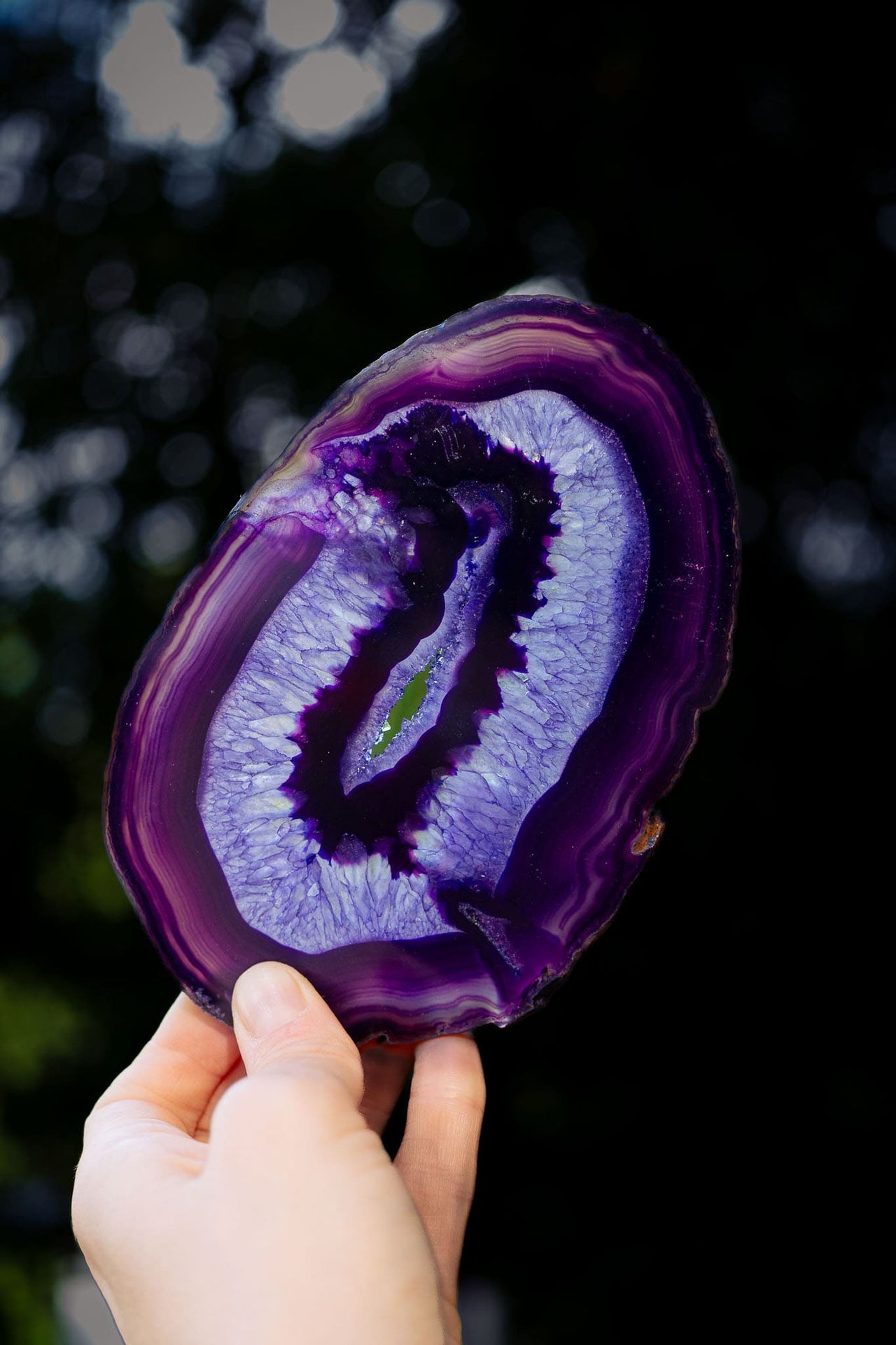 Purple Agate Slice