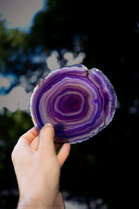 Thumbnail for Purple Agate Slice