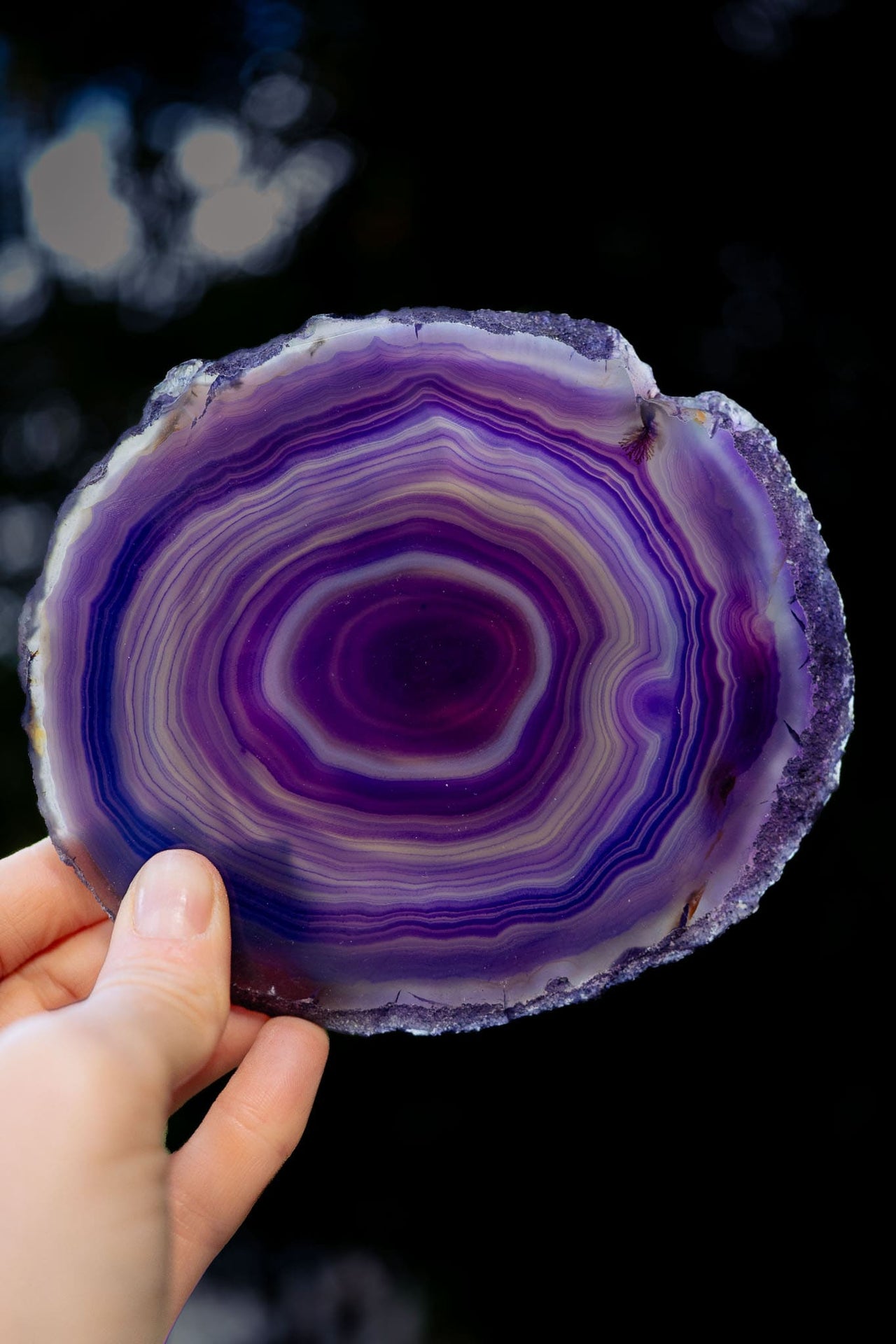 Purple Agate Slice