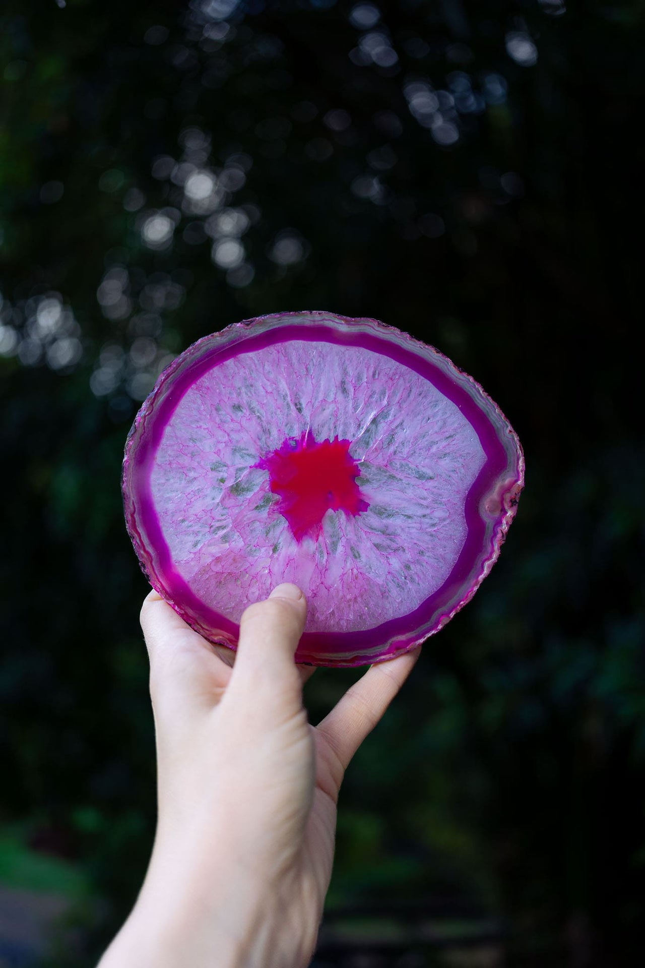 Pink Agate Slice