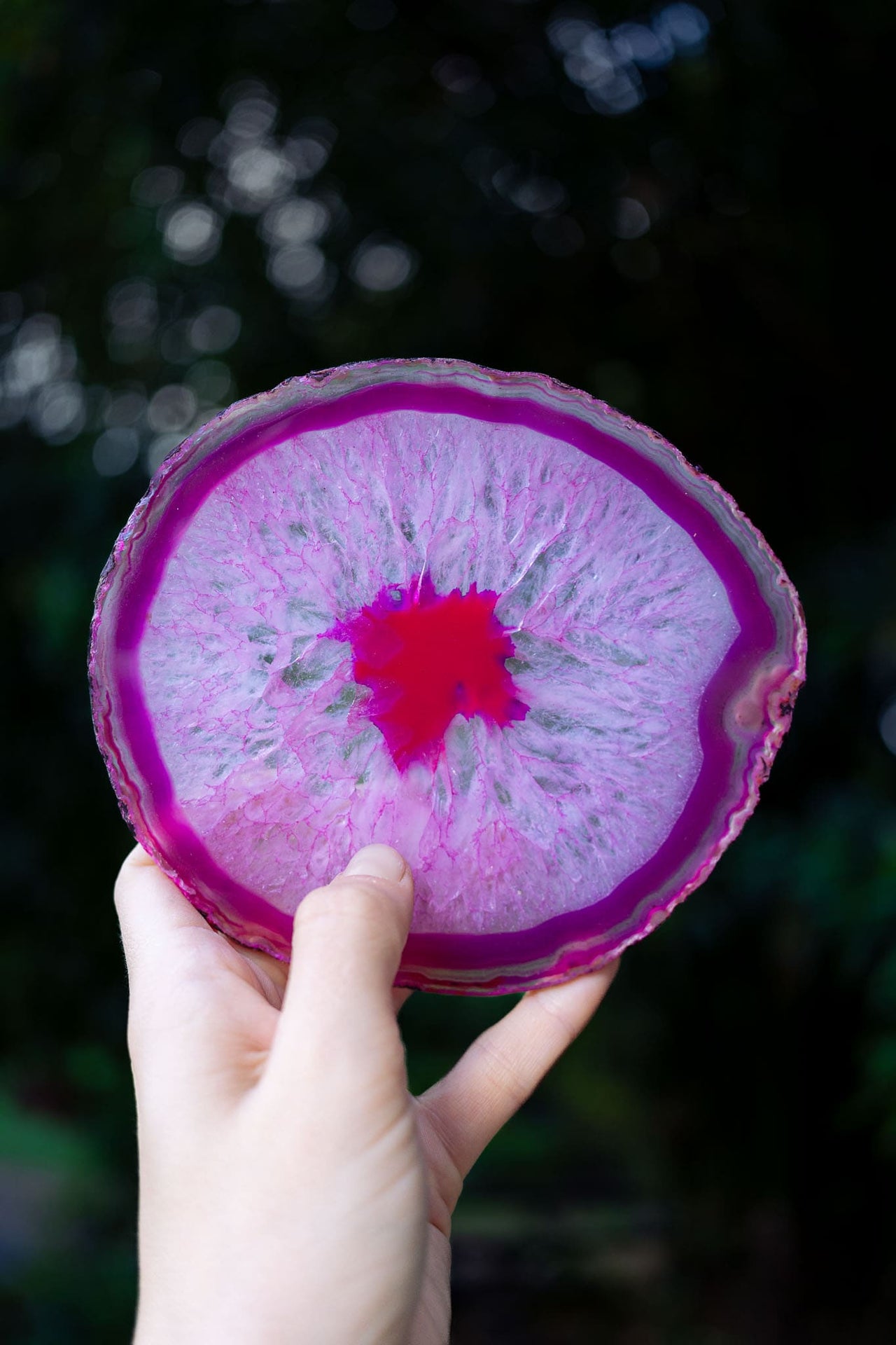 Pink Agate Slice