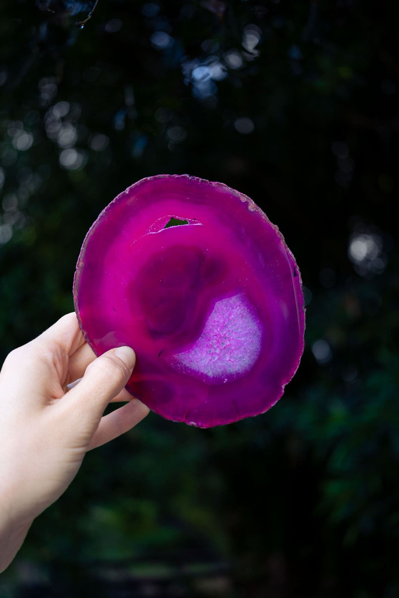 Pink Agate Slice