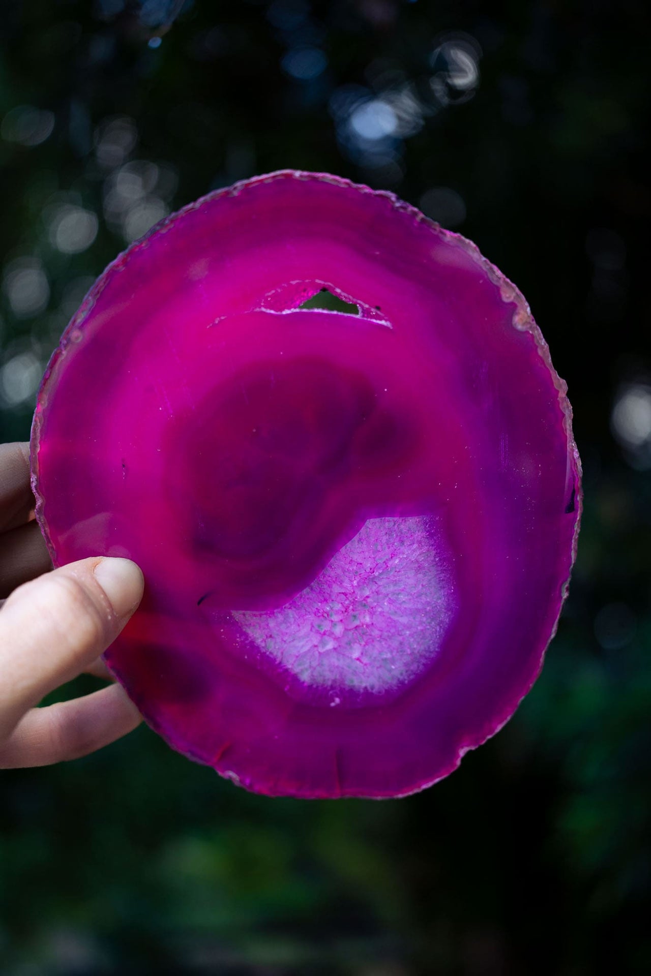 Pink Agate Slice