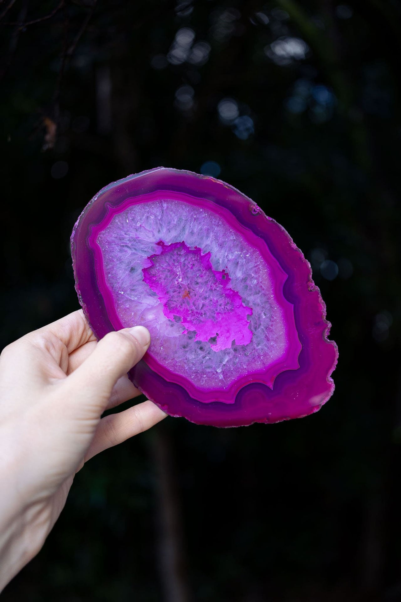 Pink Agate Slice