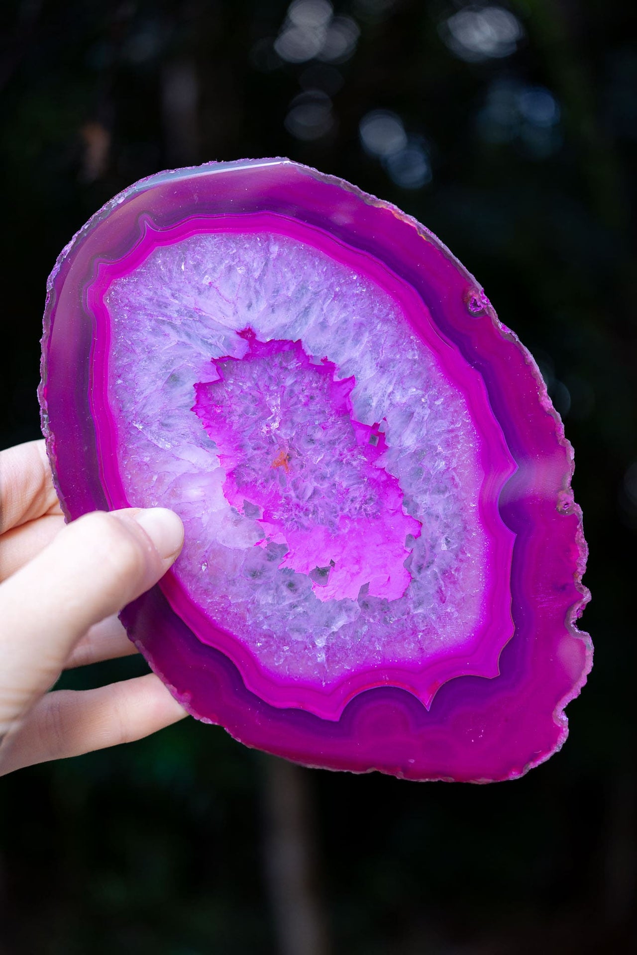 Pink Agate Slice