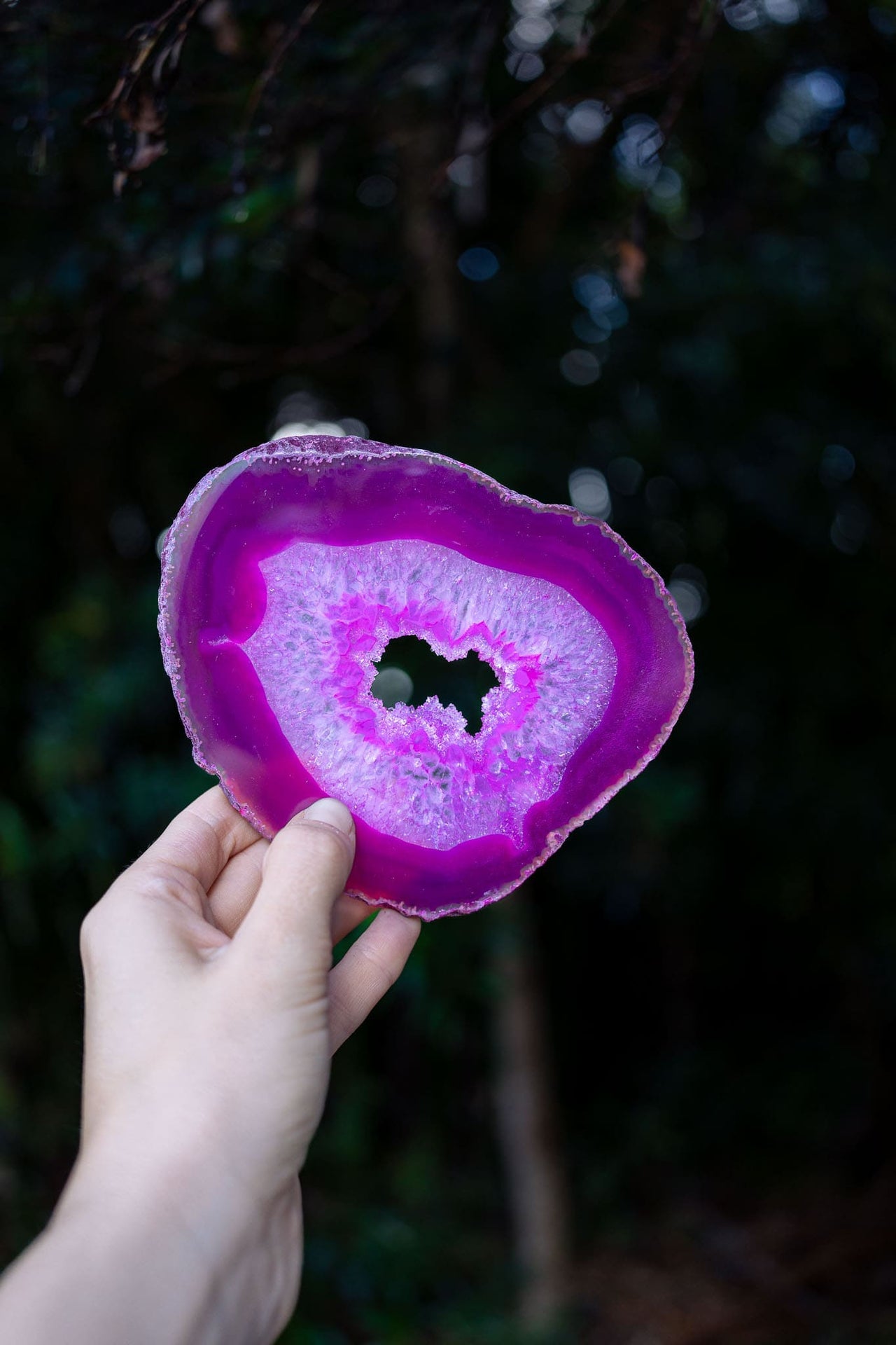 Pink Agate Slice