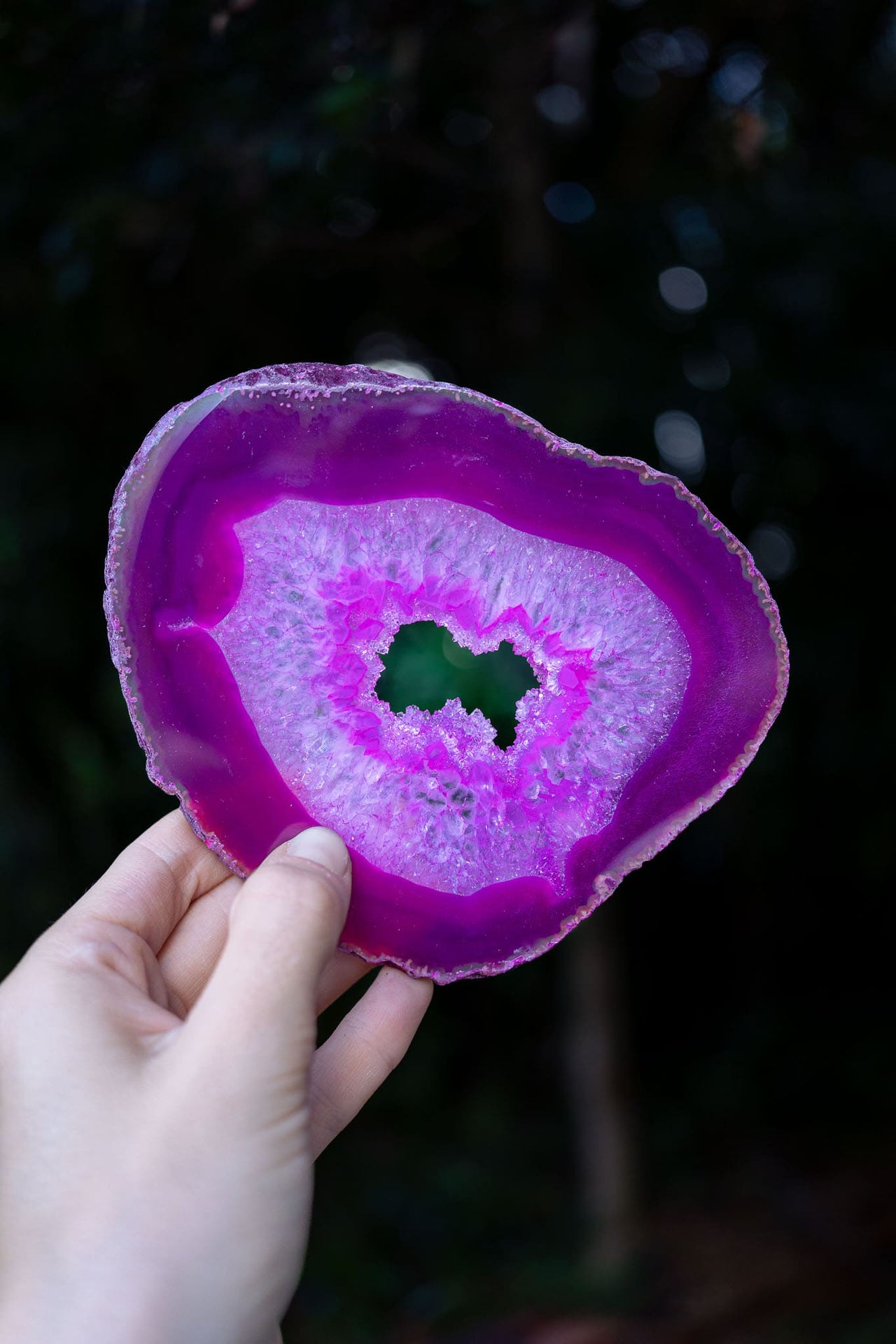 Pink Agate Slice