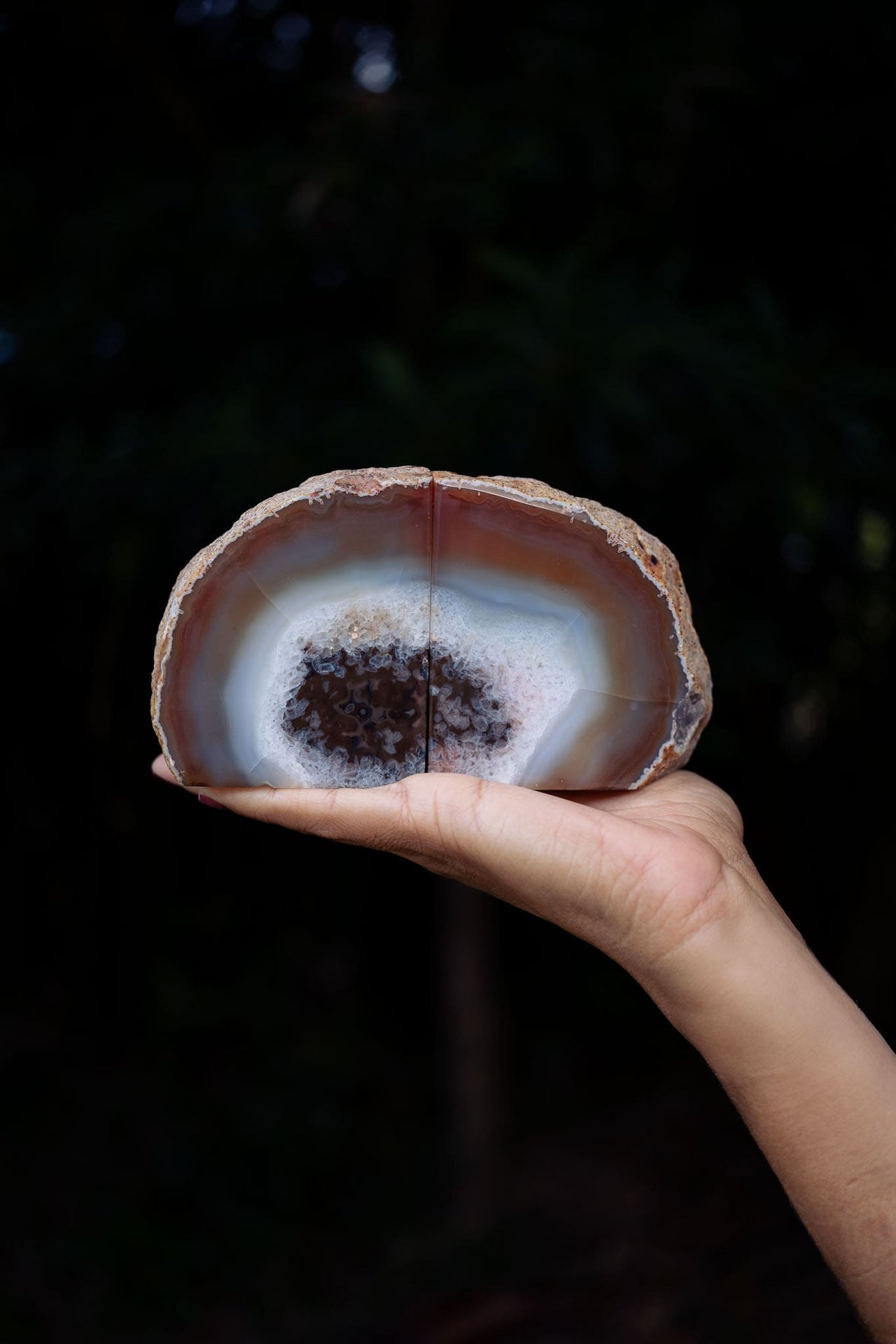 Natural Agate Bookends