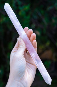 Thumbnail for Double Terminated Rose Quartz Wand