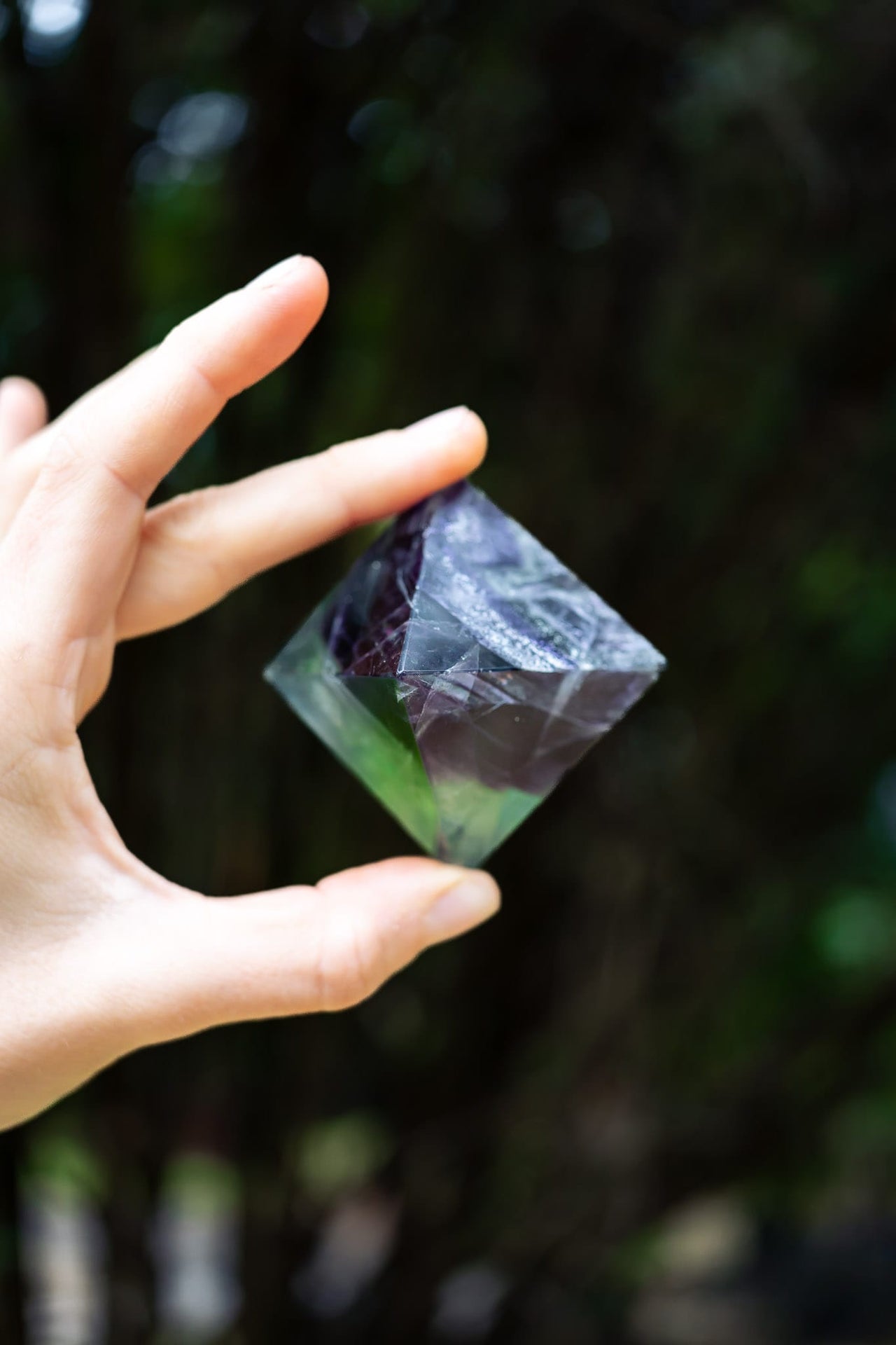 Fluorite Octahedron