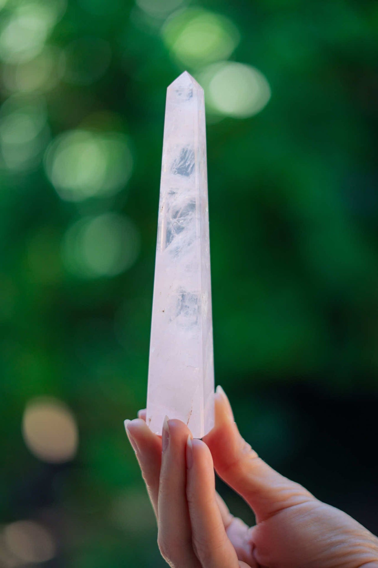 Rose Quartz Obelisk
