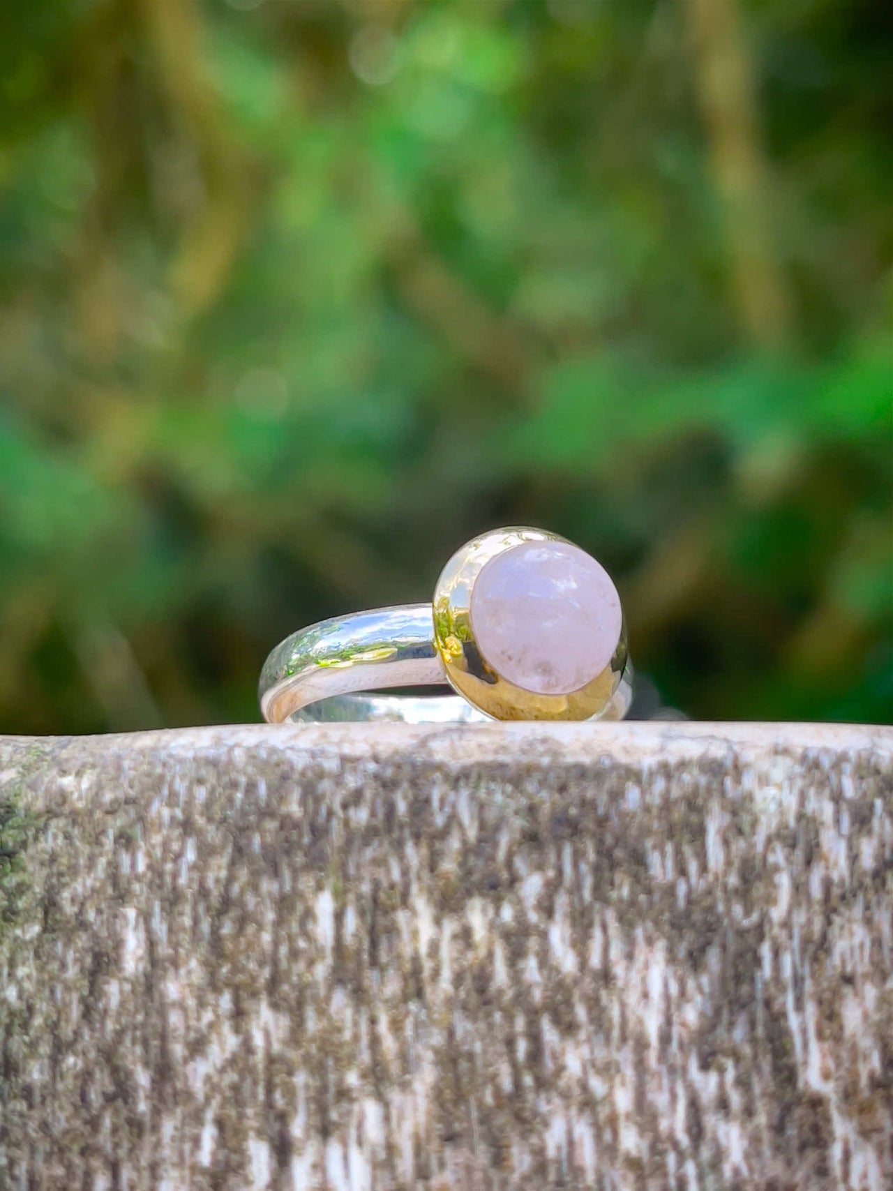 Lavish Rose Quartz Ring