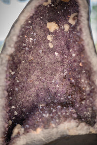 Thumbnail for Amethyst Geode with Calcite Sprinkle