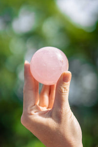 Thumbnail for Rose Quartz Sphere