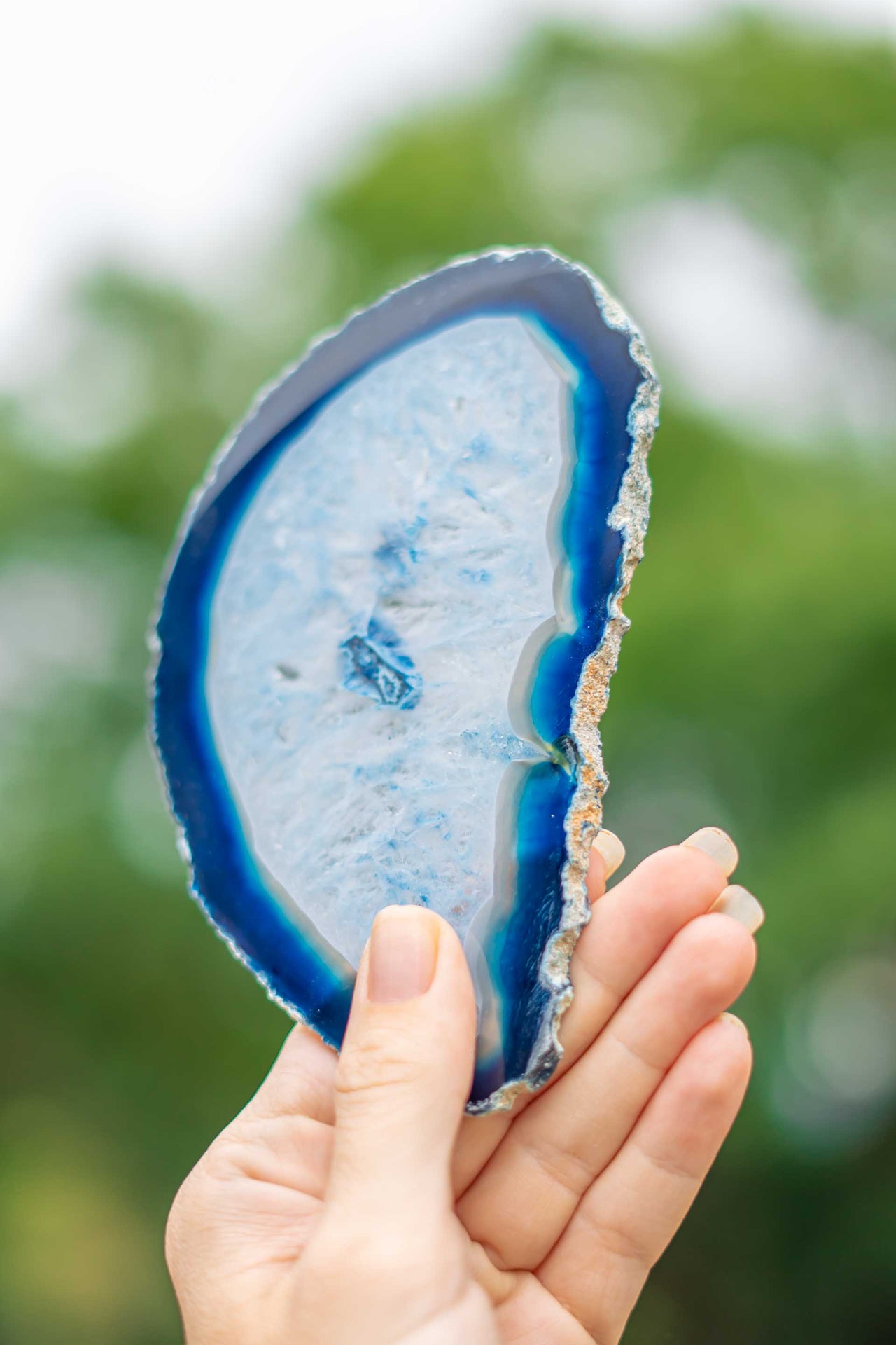 Blue Agate Slice
