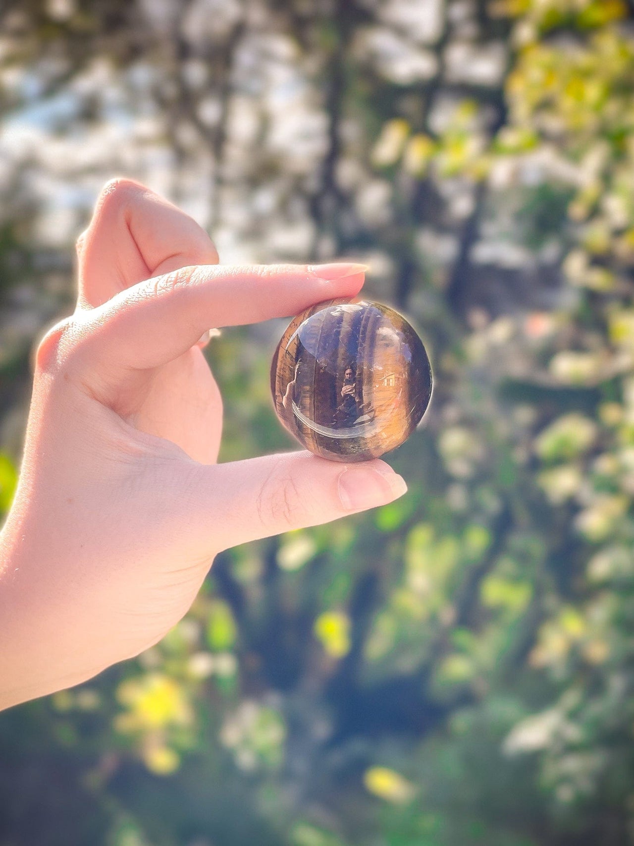 Polished Tiger Eye Sphere