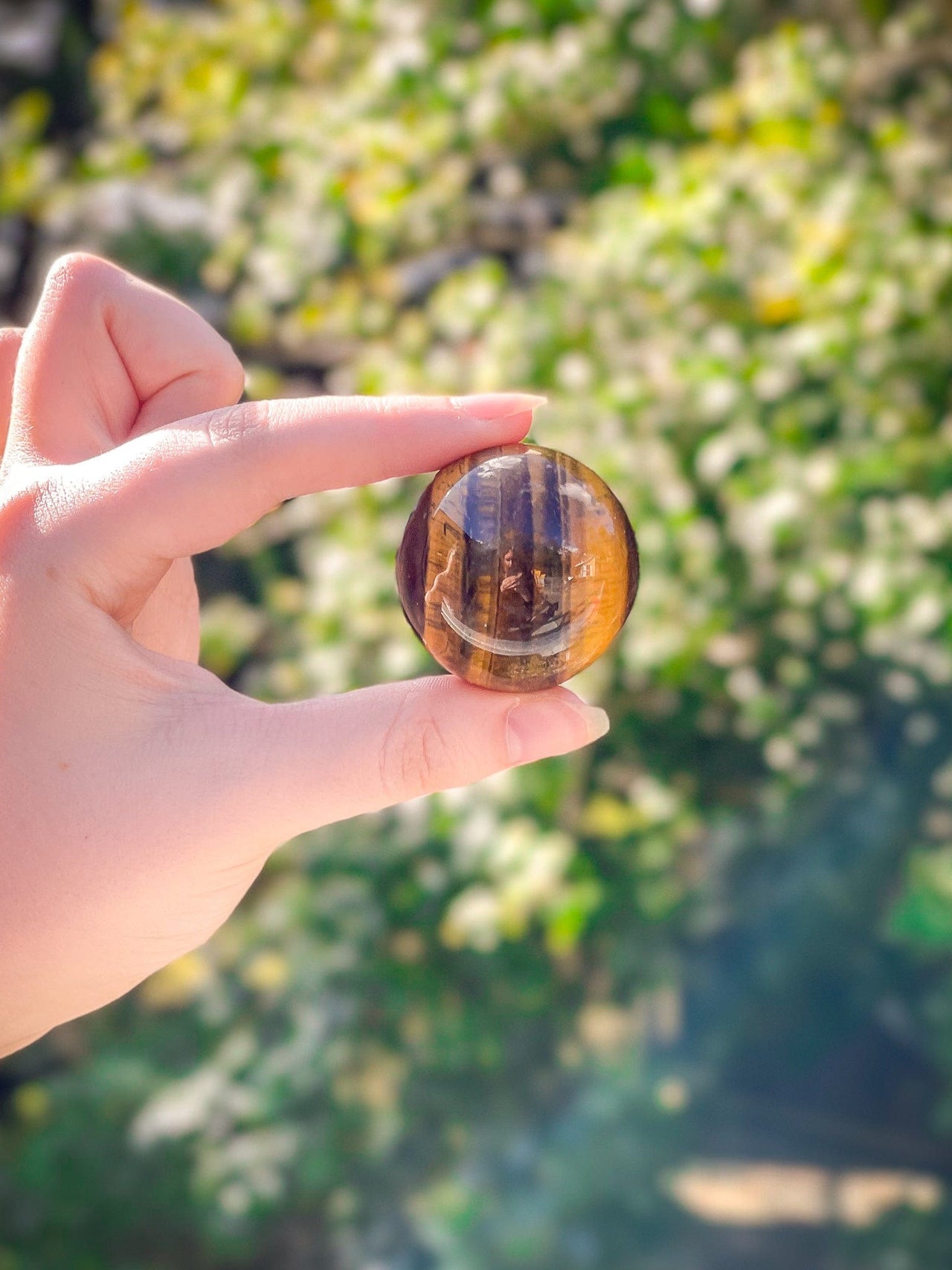 Polished Tiger Eye Sphere